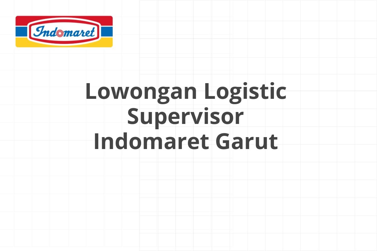 Lowongan Manajer Produksi Indomaret Bontang