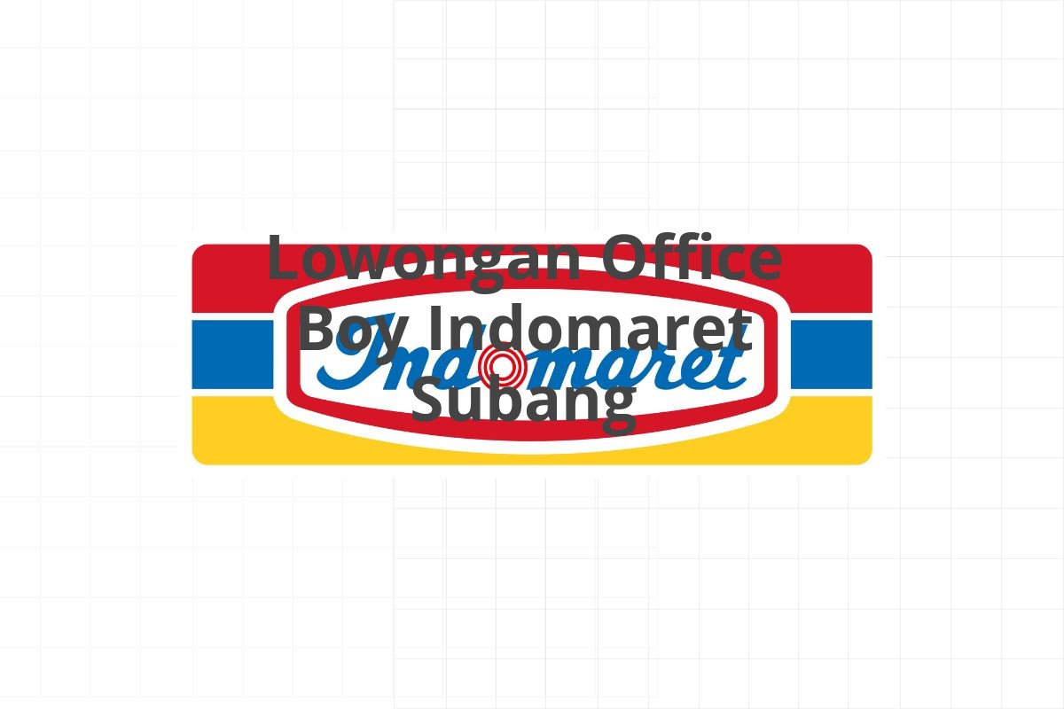 Lowongan Equipment Operator Indomaret Manado