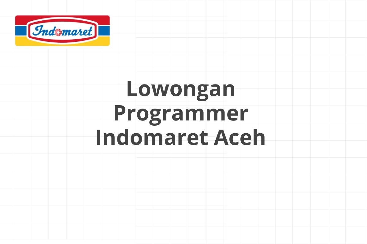 Lowongan Driver Indomaret Purbalingga