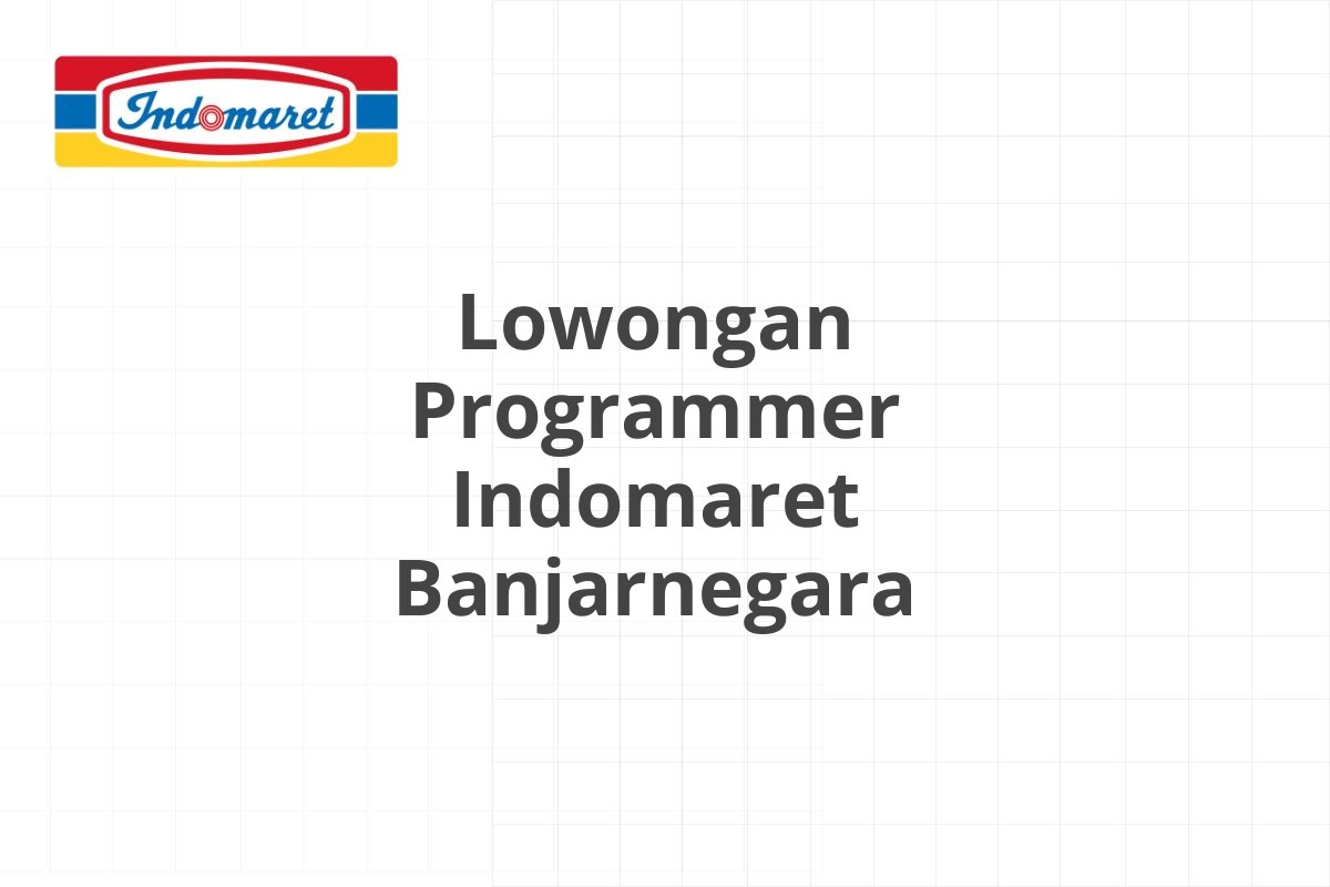 Lowongan Driver Indomaret Jakarta Timur