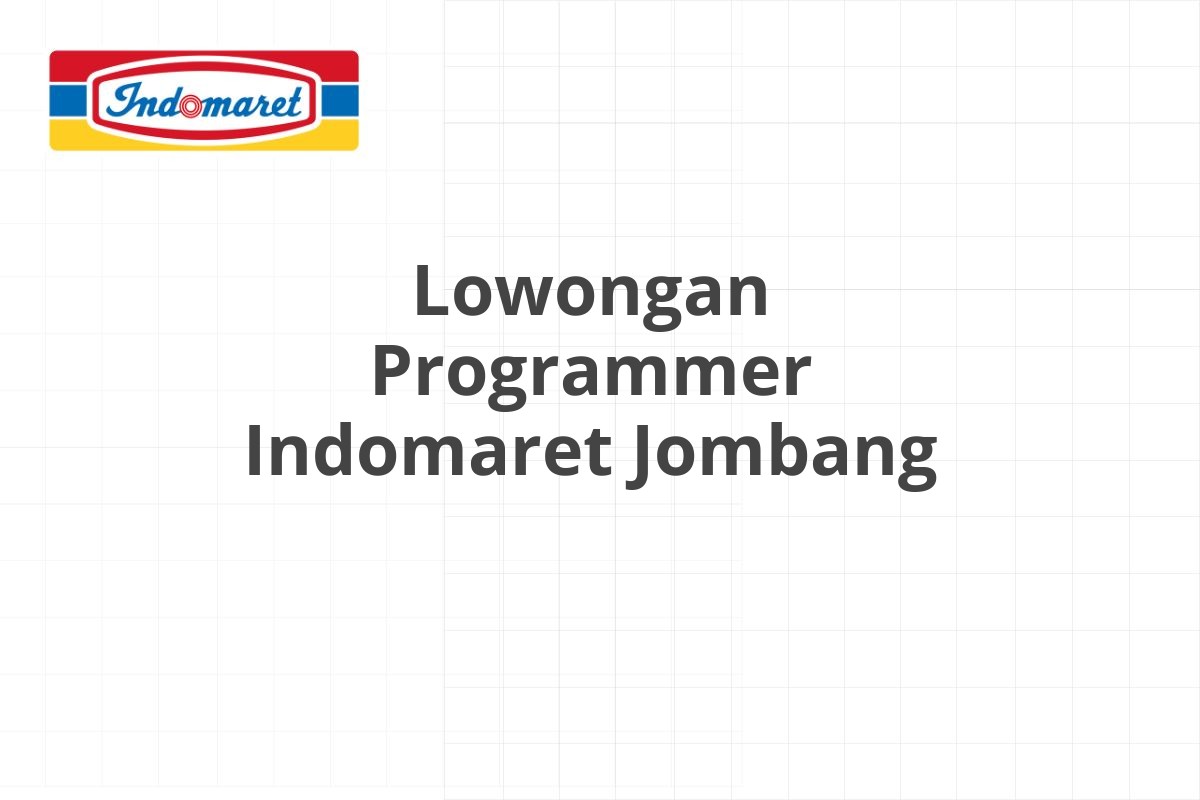 Lowongan Tax Accounting Indomaret Kediri