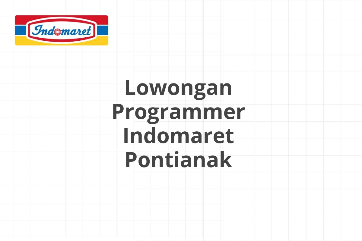 Lowongan Area Supervisor Indomaret Nganjuk