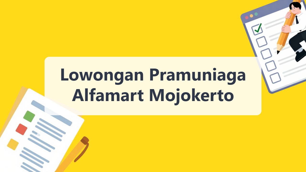 Lowongan Pramuniaga Alfamart Mojokerto Terbaru Tahun 2026